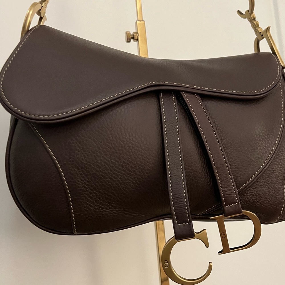 Y2K Vintage Dior Double Saddle Bag in excellent condition! - Picture 6 of 17